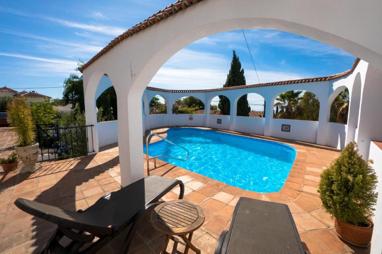 Private Heated Pool, Jacuzzi & 1225M2 Garden In Villa Cipreses Frigiliana Ngoại thất bức ảnh
